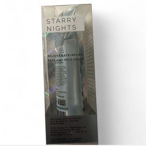 Starry Nights Rejuvenate + Relax Face and Neck Cream - Silver- New in Box